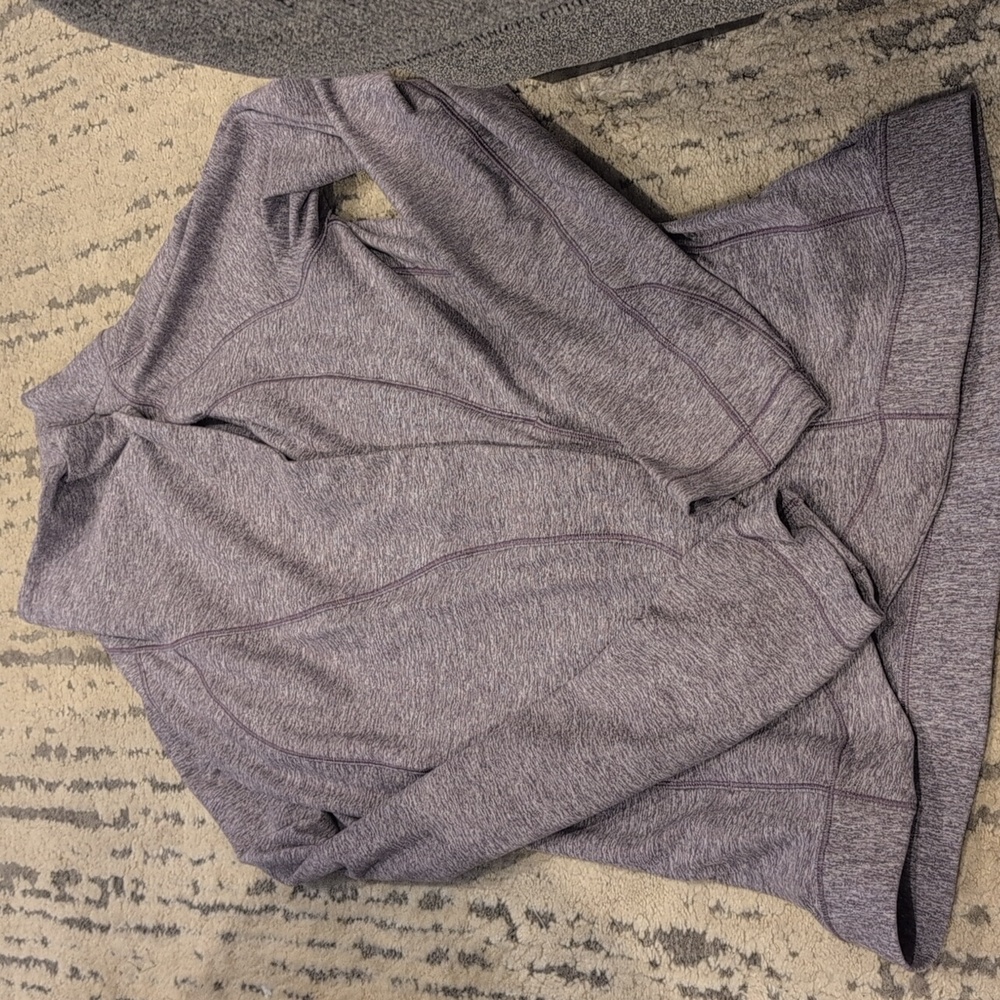 Lululemon Rulu Rally Wrap Heathered Graphite Purple - Picture 6 of 11